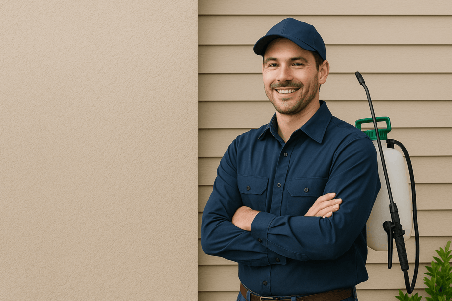 Pest & Termite Control in Scottsdale, AZ specialists inspecting a home.